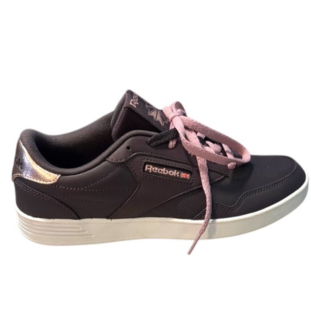 NWOT- Reebok Women’s Club MEMT Sneakers in Violet Purple-Gray w/ Pink Laces - Picture 12 of 14